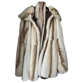 Fendi-Manteaux, Vêtements d'extérieur-Beige,Écru,Bronze
