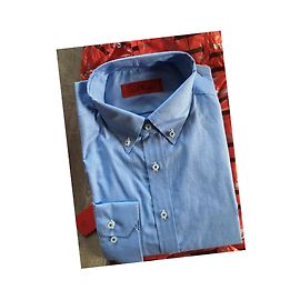 Carolina Herrera camisa clásica Azul claro