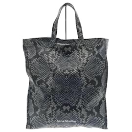 ACNE STUDIOS (Acne)  20AW / Python pattern / Print / Audrey bag / Tote bag /   BLU / Animal Blue