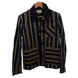 ACNE STUDIOS (Acne) Giacca / 44 / Cotone / Navy / Righe Blu navy