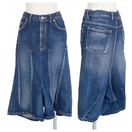 [Usado] Junya Watanabe COMME des GARCONS Reconstruction transform denim Calça Saruel Indigo S Azul