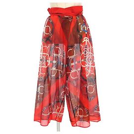 Hermès [Usado] Calça Hermes Vermelho
