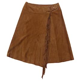 Hermès-[Used] HERMES fringe winding skirt-Other