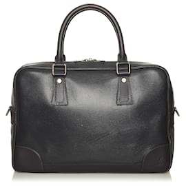 Louis Vuitton-Louis Vuitton Black Utah Acoma Briefcase-Black
