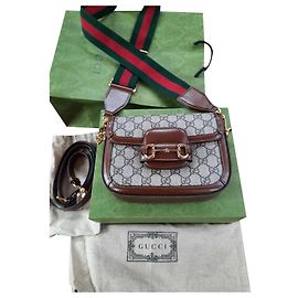 Gucci mini morso da cavallo 1955 Marrone