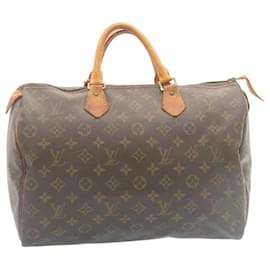 Louis Vuitton-Louis Vuitton Monogram Speedy 35 Hand Bag M41524 LV Auth pt173-Other