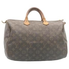 Louis Vuitton-Louis Vuitton Monogram Speedy 35 Hand Bag M41524 LV Auth bs265-Other
