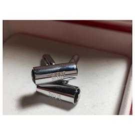 Montblanc-Montblanc silver cufflinks-Silver hardware