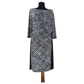 Ralph Lauren Kleid Schwarz Weiß Schwarz Weiß