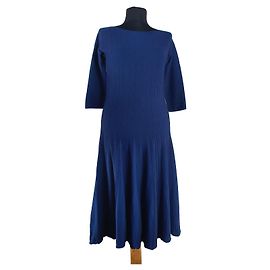 Robe bleue Emporio Armani en viscose Taille 44 Bleu