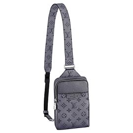 Louis Vuitton LV Borsa a tracolla Borsa da esterno Argento