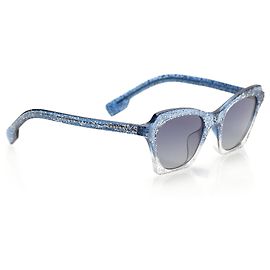 Burberry Blue Round Tinted Sunglasses Blue