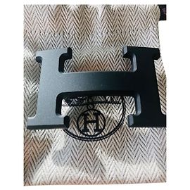 Hermès Hebilla de cinturón de hermes Negro