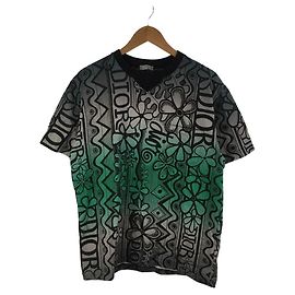 Camiseta Christian Dior / XL / Algodão / GRY / Total pattern Cinza