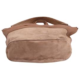 Givenchy-Borsa a mano Givenchy Nightingale media in pelle beige-Beige