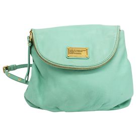 Marc by Marc Jacobs Classic Q Mariska Backpack in Mint Leather Green