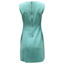 Diane Von Furstenberg-Diane Von Furstenberg Carpreena Sheathe in Turquoise Rayon-Other