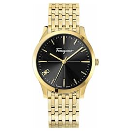Salvatore Ferragamo-Salvatore Ferragamo Ferragamo Slim Gent Bracelet Watch-Golden,Metallic