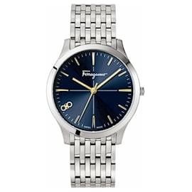 Salvatore Ferragamo-Ferragamo Slim Gent Bracelet Watch-Metallic