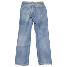 Madewell-Madewell The Perfect Vintage Jeans in denim di cotone blu-Blu