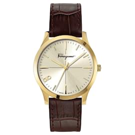 Salvatore Ferragamo-Salvatore Ferragamo Slim Formal Watch-Golden,Metallic
