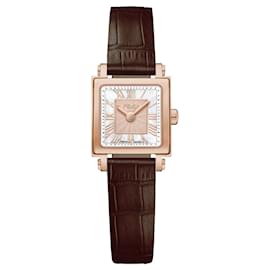 Fendi-Quadro Strap Watch-Pink
