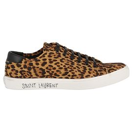 Saint Laurent Sneakers Malibu da donna leopardate Multicolore