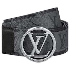 Louis Vuitton-Cercle LV 40ceinture réversible mm-Gris