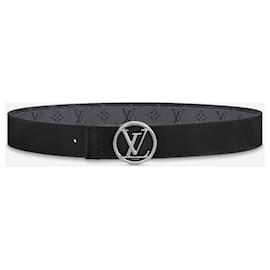 Louis Vuitton-LV Circle 40mm reversible belt-Grey