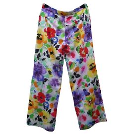 Ralph Lauren wide pants multicolored polyester Multiple colors