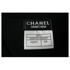 Chanel-Gilet blu navy CHANEL UNIFORM TXS Mai indossato nuovo-Blu navy