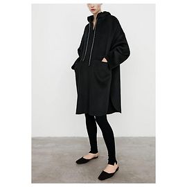 Totême Toteme Wool Cashmere Pullover Coat Black