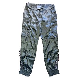 Christian Dior Hose, Gamaschen Olivgrün