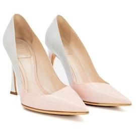 Dior-Dior pumps in pastel blue and pink ombre patent leather-Multiple colors