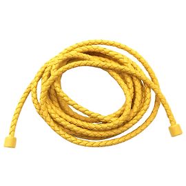 Cinturón de pana de Bottega Veneta en napa intrecciato amarilla Amarillo