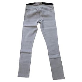Leggings Helmut Lang cinza de algodão Cinza