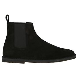Saint Laurent Botas Chelsea de camurça Oran Preto
