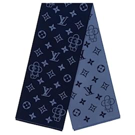 Louis Vuitton-LV Vivienne scarf-Blue