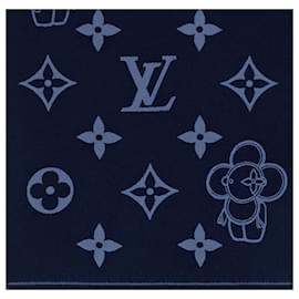 Louis Vuitton-Bufanda LV Vivienne-Azul