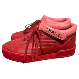 Chanel-Sneakers-Pink,Red