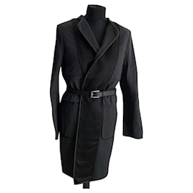 Céline-Coats, Outerwear-Black,Navy blue