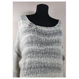 Elisa cavaletti-Knitwear-White,Multiple colors,Grey