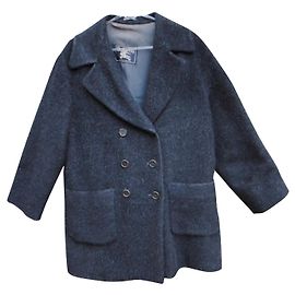 Burberry-Wolle / Mohair / Alpaka / t 38 /40 Anthrazitgrau
