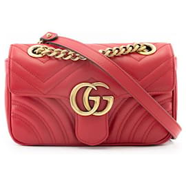 Gucci-GG Marmont Mini-Rouge