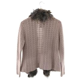 Fendi-Fendi 100% cashmere / cardigan (thin) / 42 / PNK-Pink