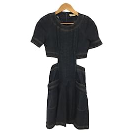 Fendi-FENDI Robe manches courtes / 38 / Jeans / IDG-Autre