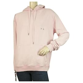 Autre Marque-Moletom Project E Rosa Algodão Prepster Top com Capuz Tamanho Slim-Rosa