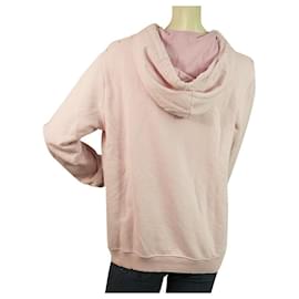 Autre Marque-Project E Pink Cotton Prepster Sweatshirt Hooded Top Fit Slim taille S-Rose