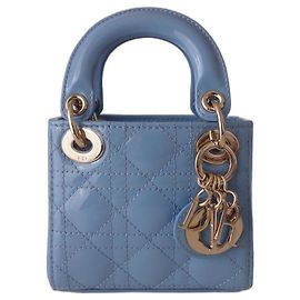 Microbolso Lady Dior Azul