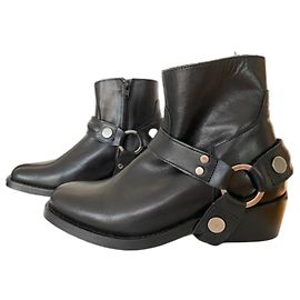 Claudie Pierlot boots biker Claudia pierlot Noir